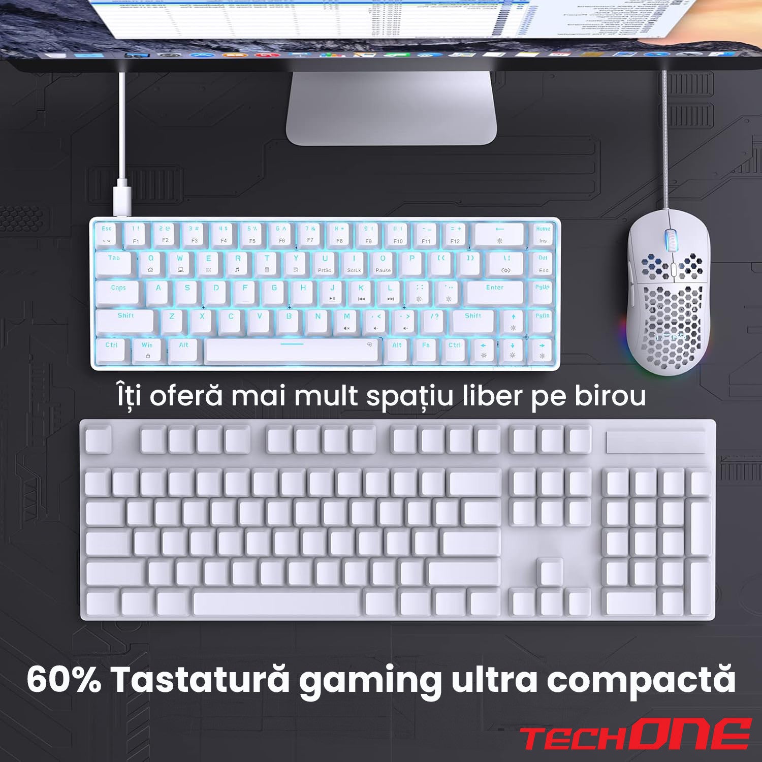 Tastatura Gaming Mecanica Profesionala Techone HexaBoard Tastatura Gaming Mecanica Profesionala Techone HexaBoard